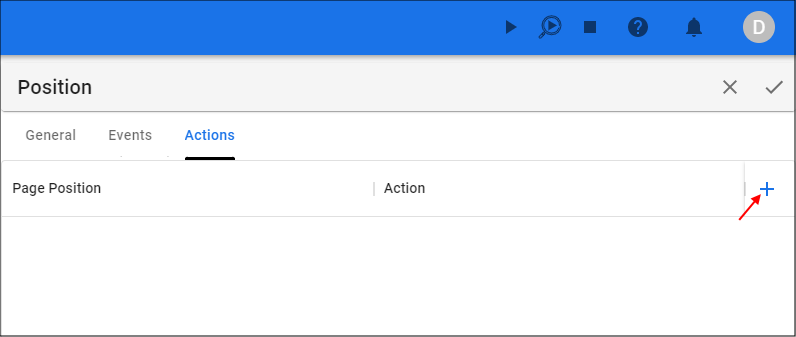 Add Actions Button