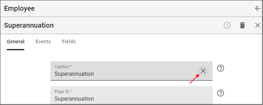 Cancel Changes to a Field