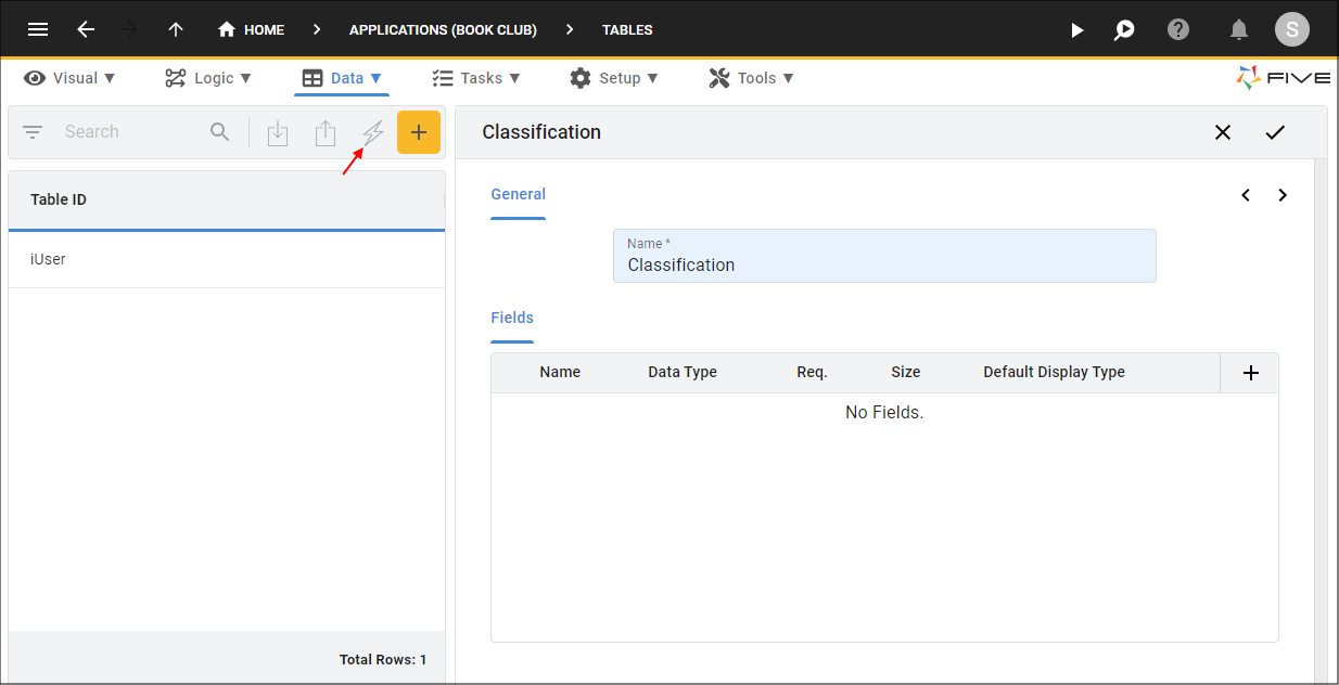 Add the Classification Table