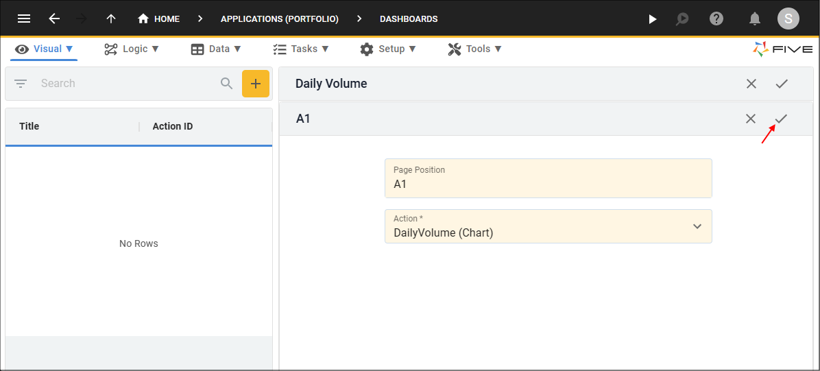 Save the Daily Volume Chart