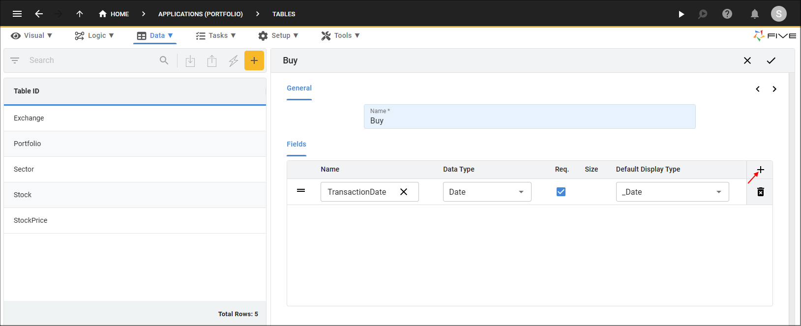 Add the TransactionDate Field