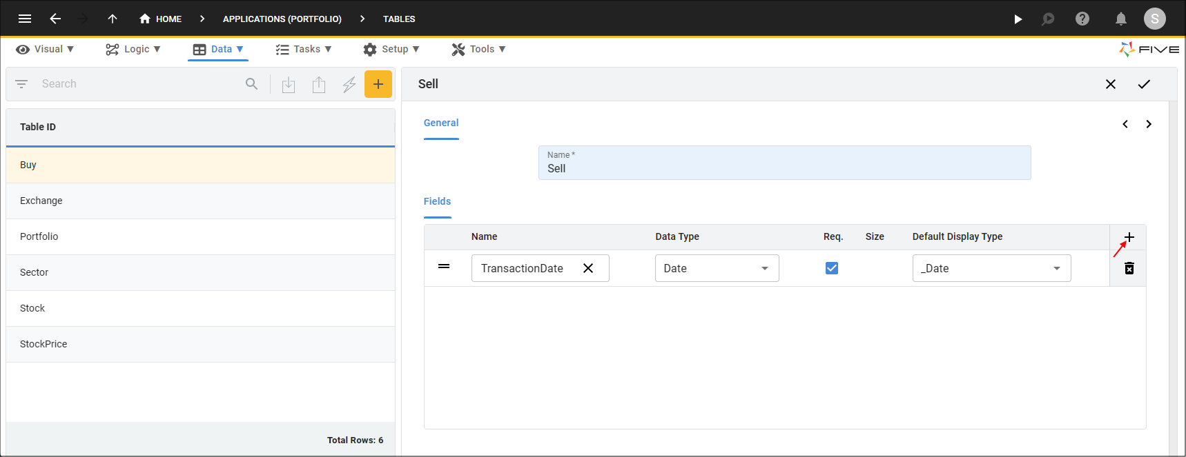 Add the TransactionDate Field