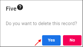 Yes Button