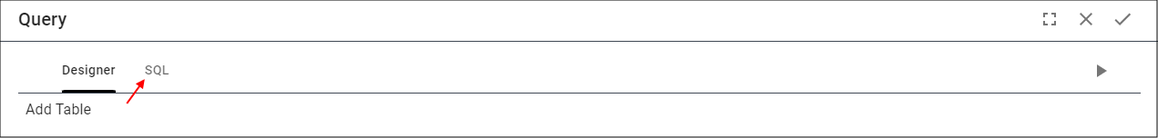 SQL Tab