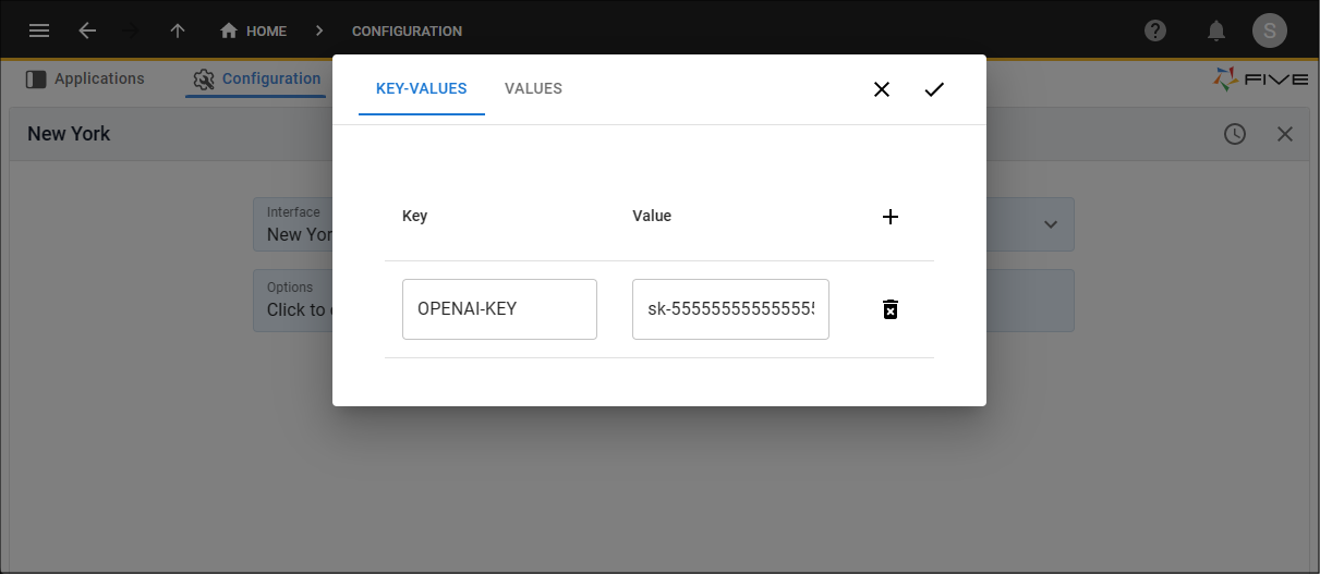 Add Open-AI Key