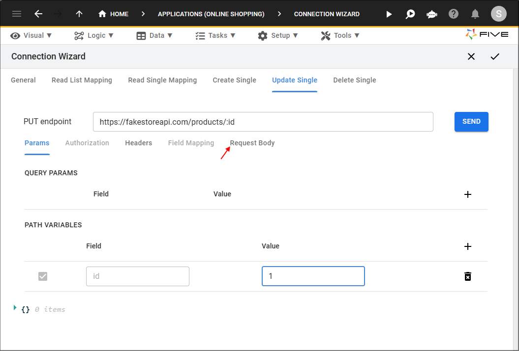 Request Body Tab