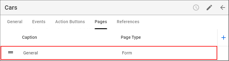 Select the Form Page Record