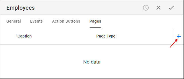 Add Pages button