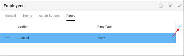 Add Pages Button