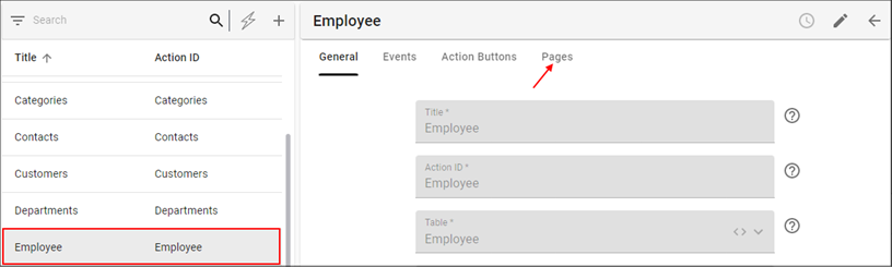 Select Form Record