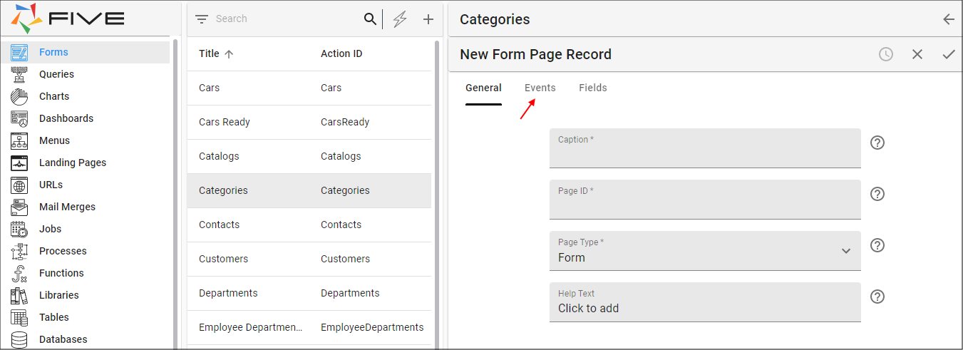 Form Page Form