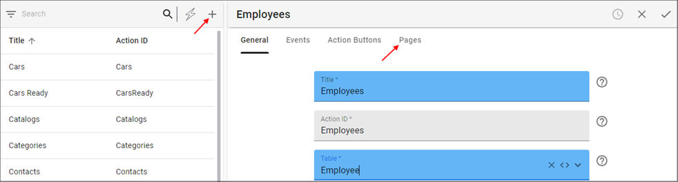 Add the Employees Form