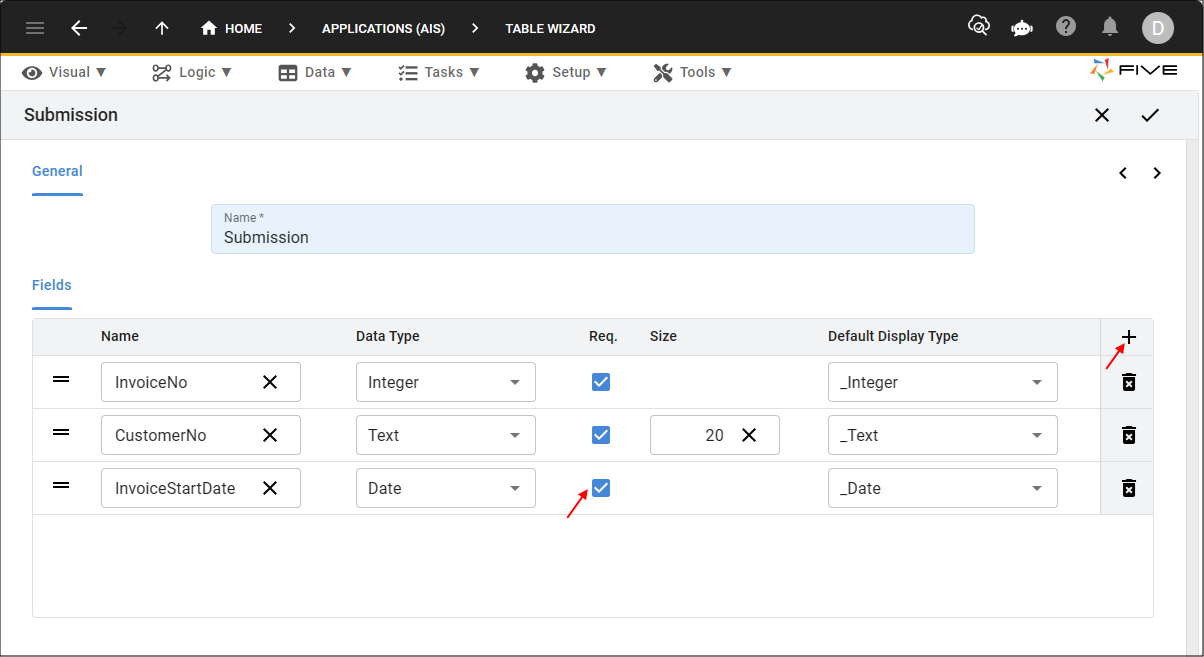 Add the InvoiceStartDate field