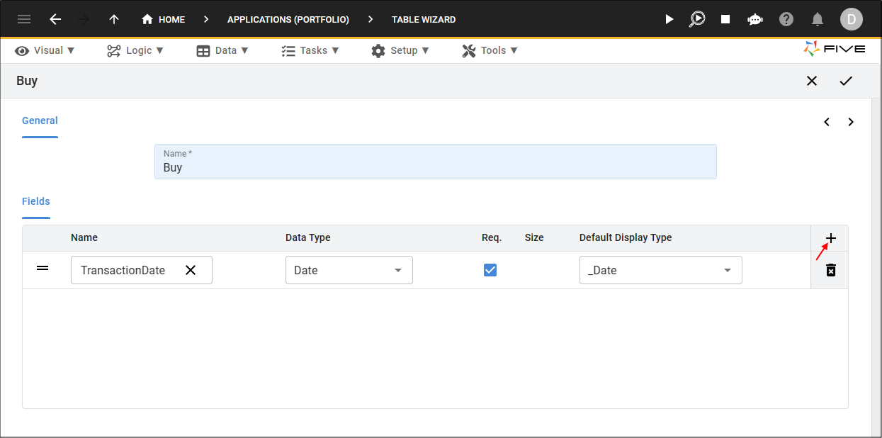 Add the TransactionDate Field