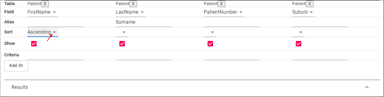 Sort Lookup Icon