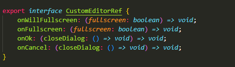 CustomEditorRef Interface