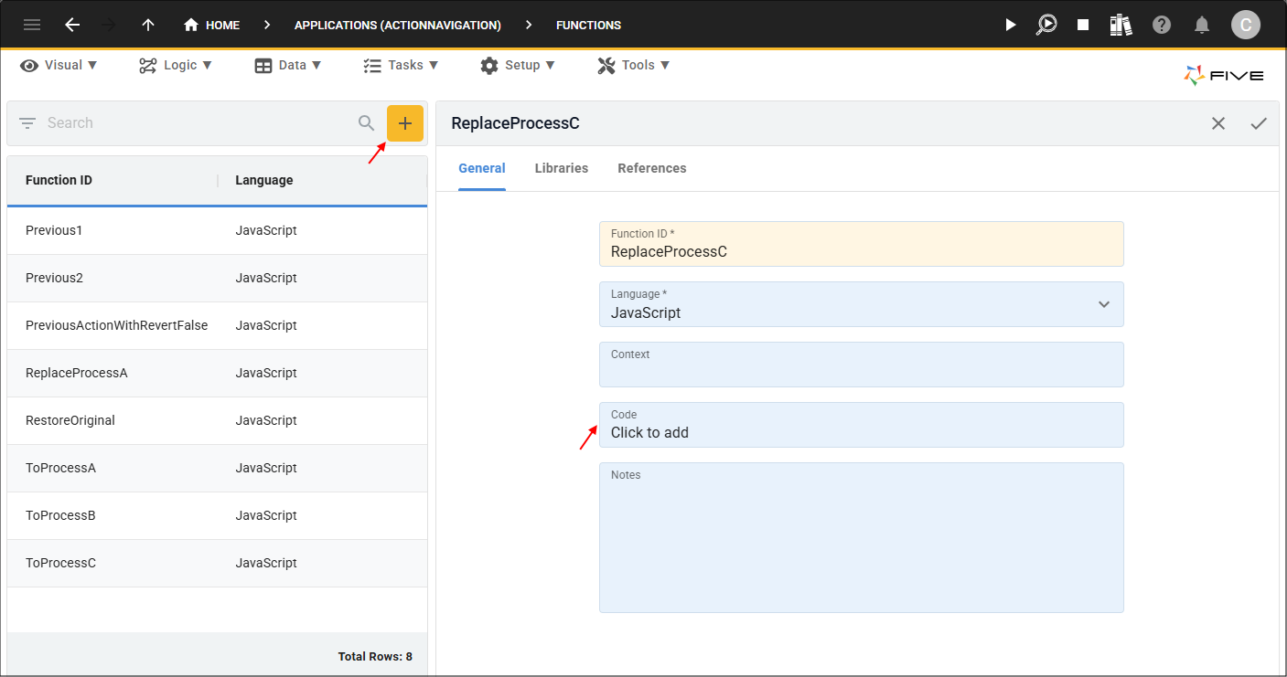 Add ReplaceProcessC function