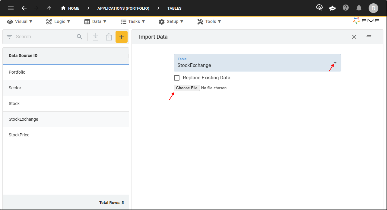 Import the StockExchange.csv File