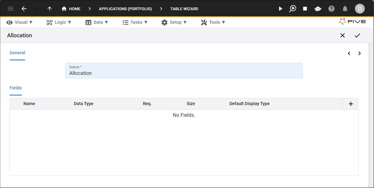 Add the Allocation Table