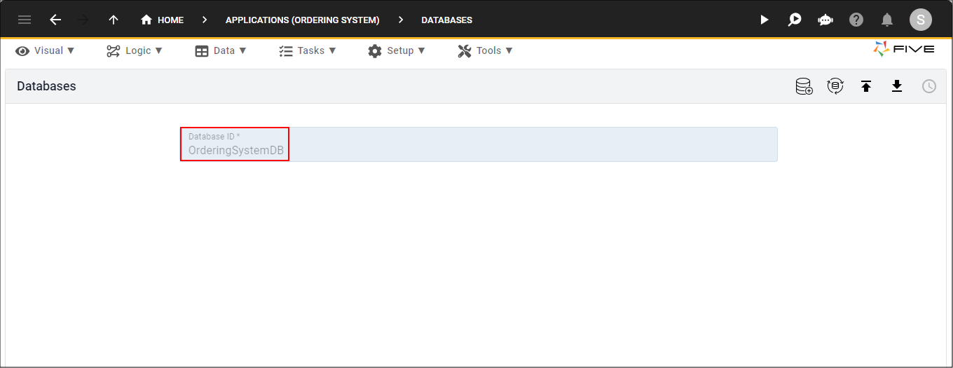 Database ID must match database name in the script