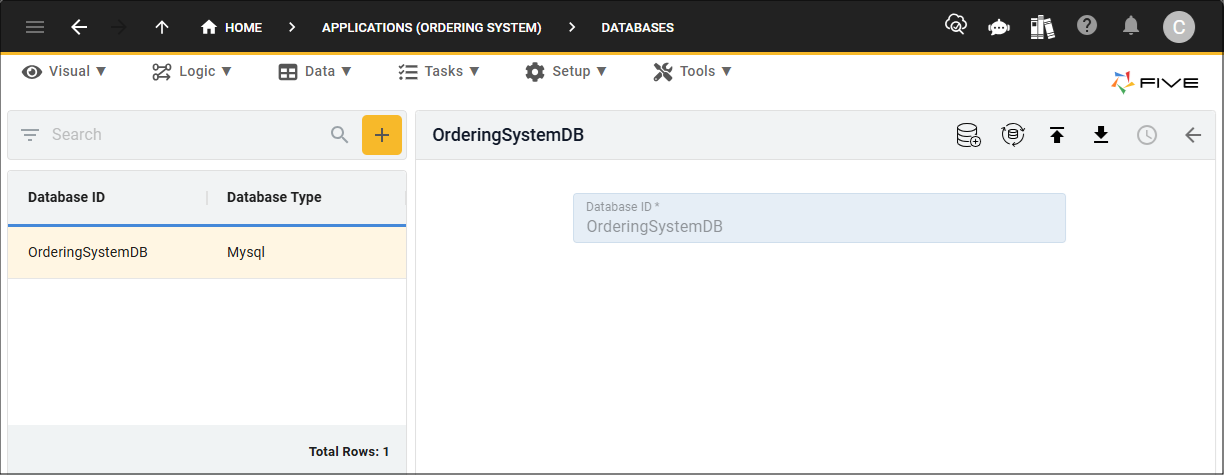 Database ID must match database name in the script