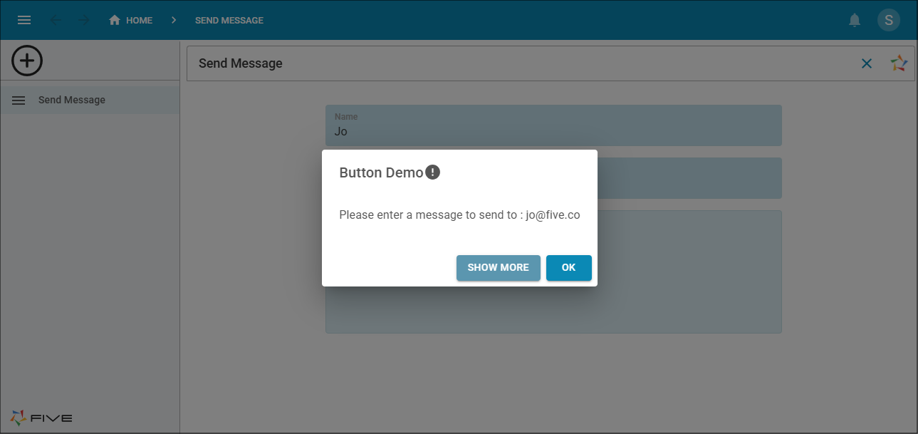Error message