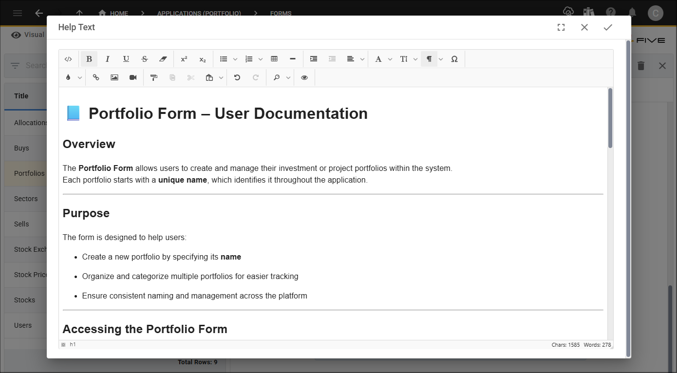 Add your help content