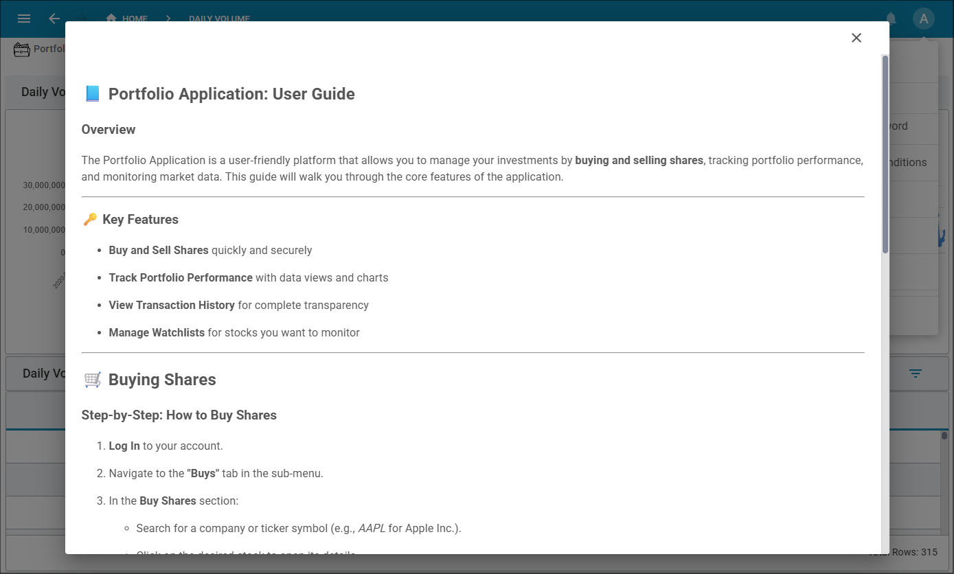 Application help