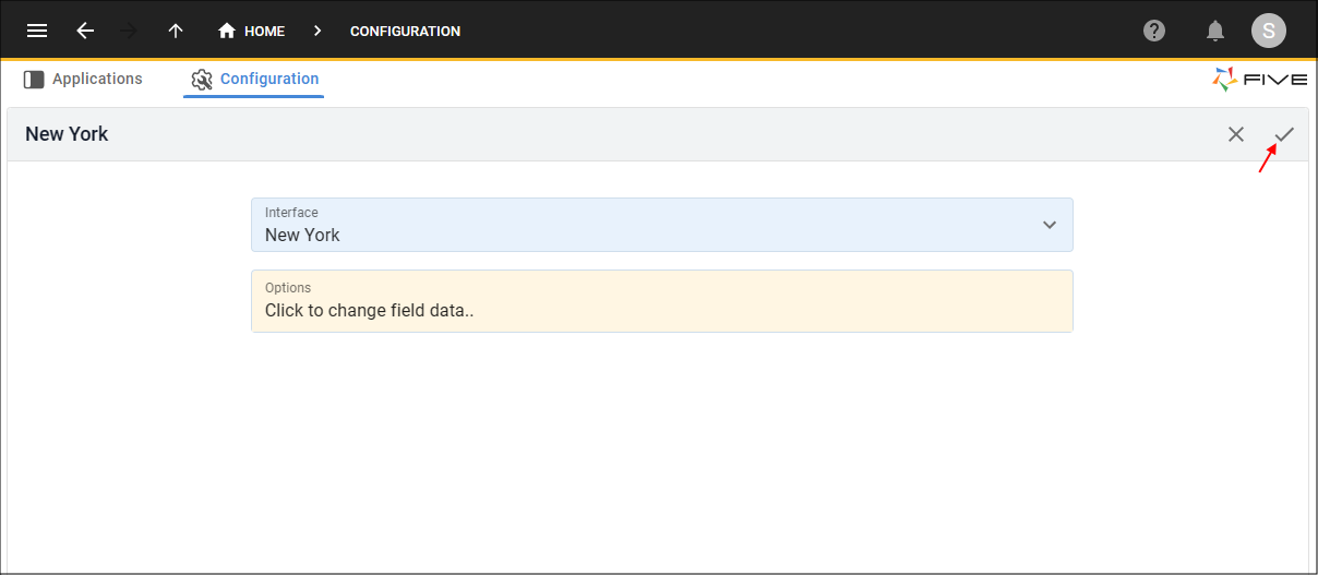 Save the Configuration Record