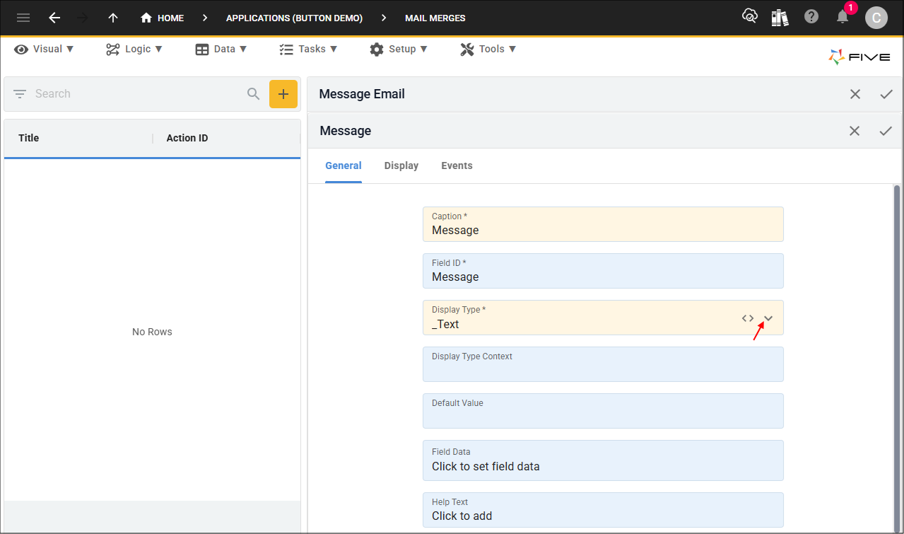 Add Message field