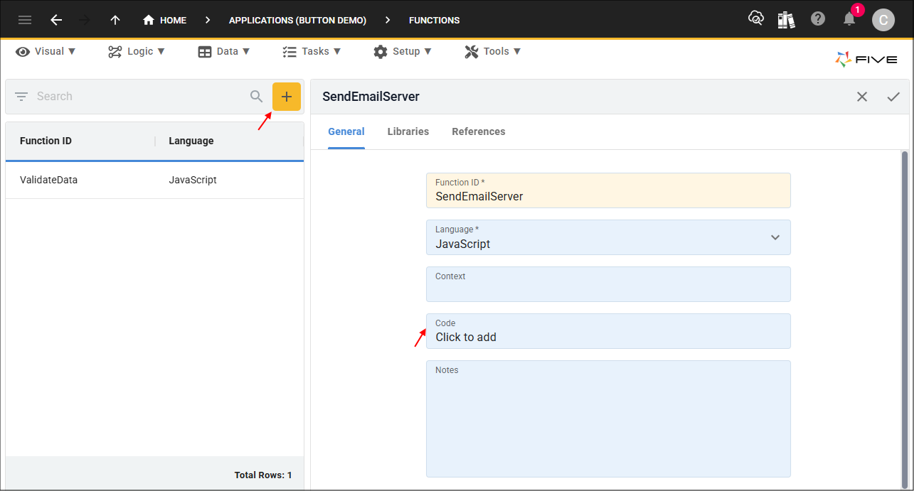 Add SendEmailServer function