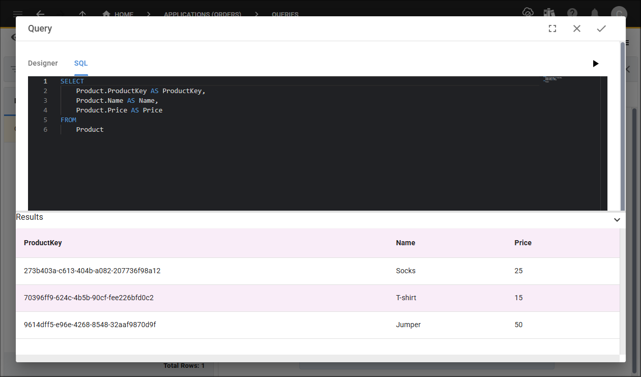 GetProductPrice query