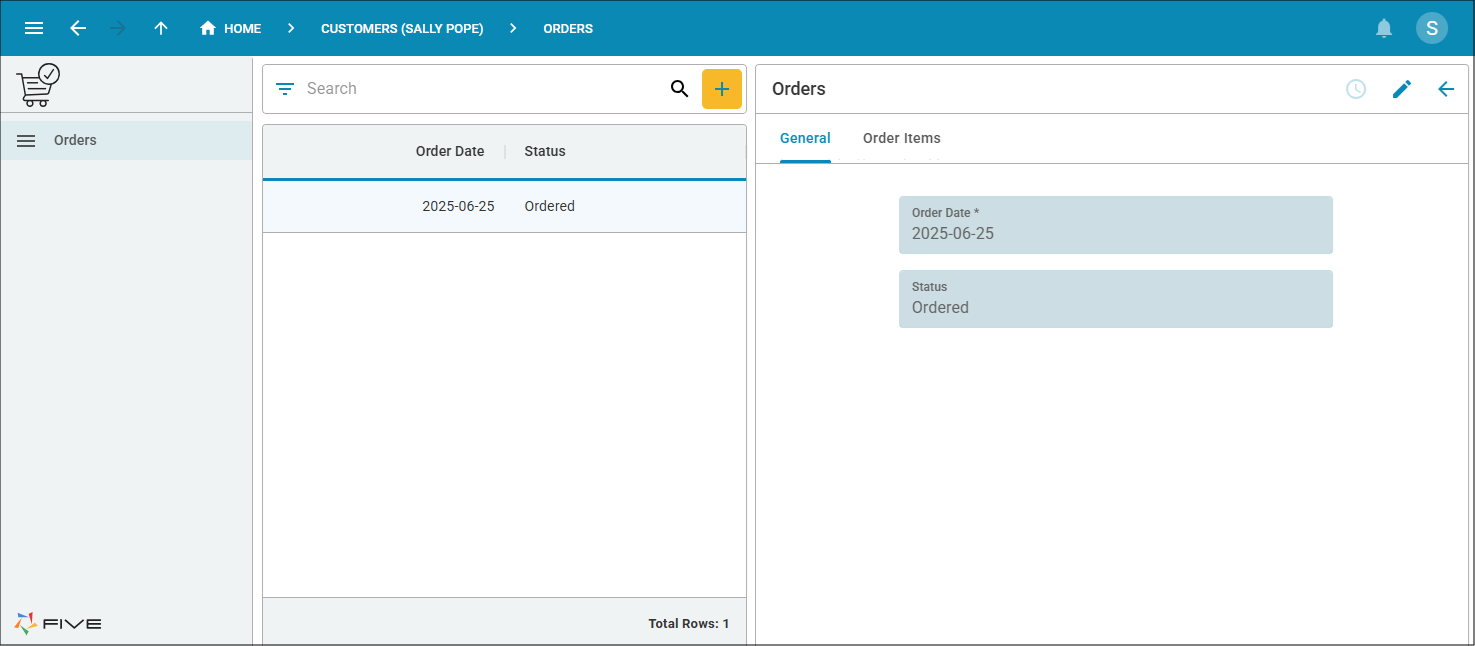 Monitor order status