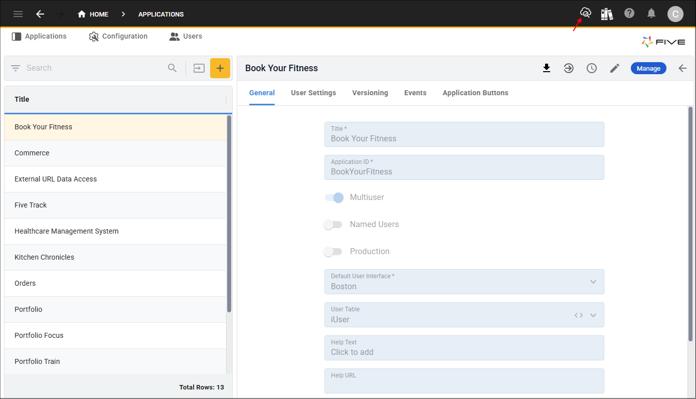 Deploy to Development button