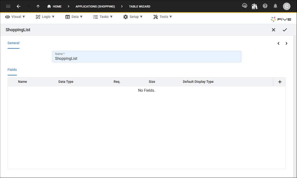 Add ShoppingList table