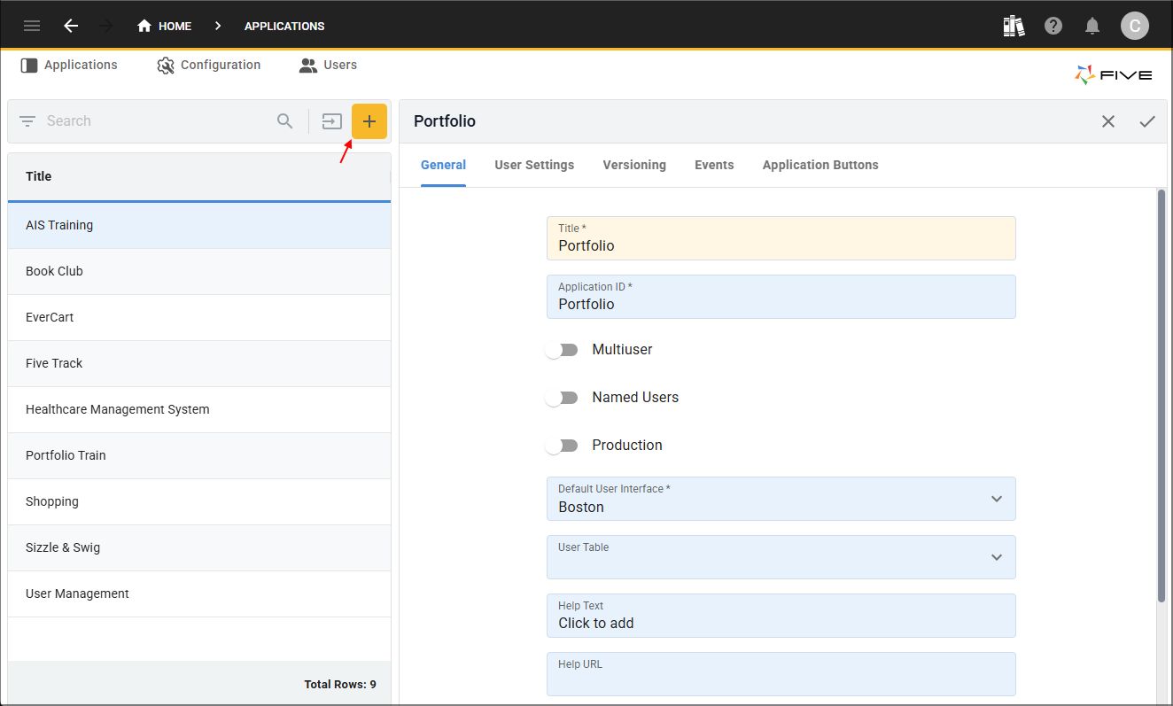 Add Portfolio application