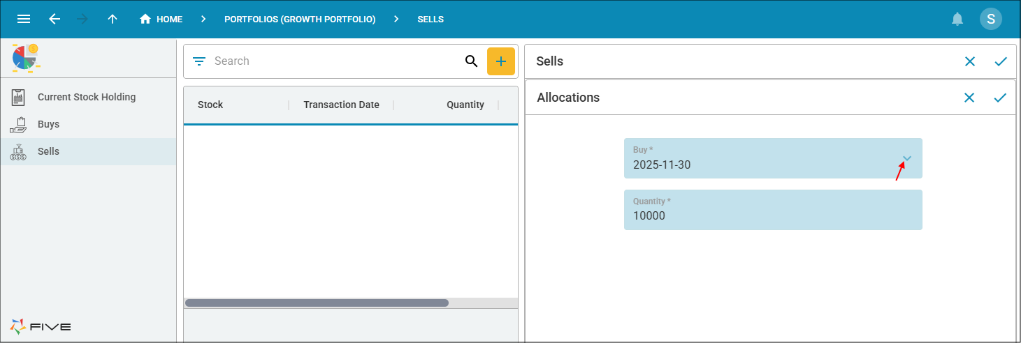 Add allocation record