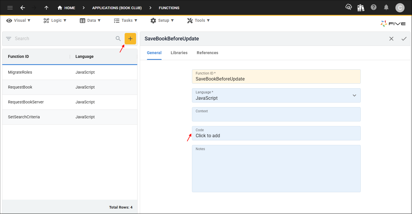 Add SaveBookBeforeUpdate function