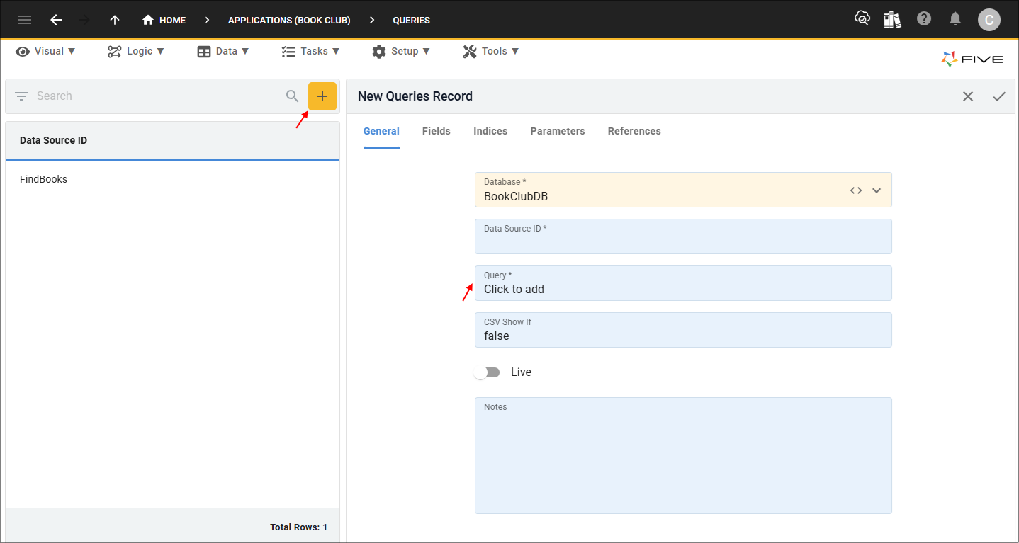 Query field