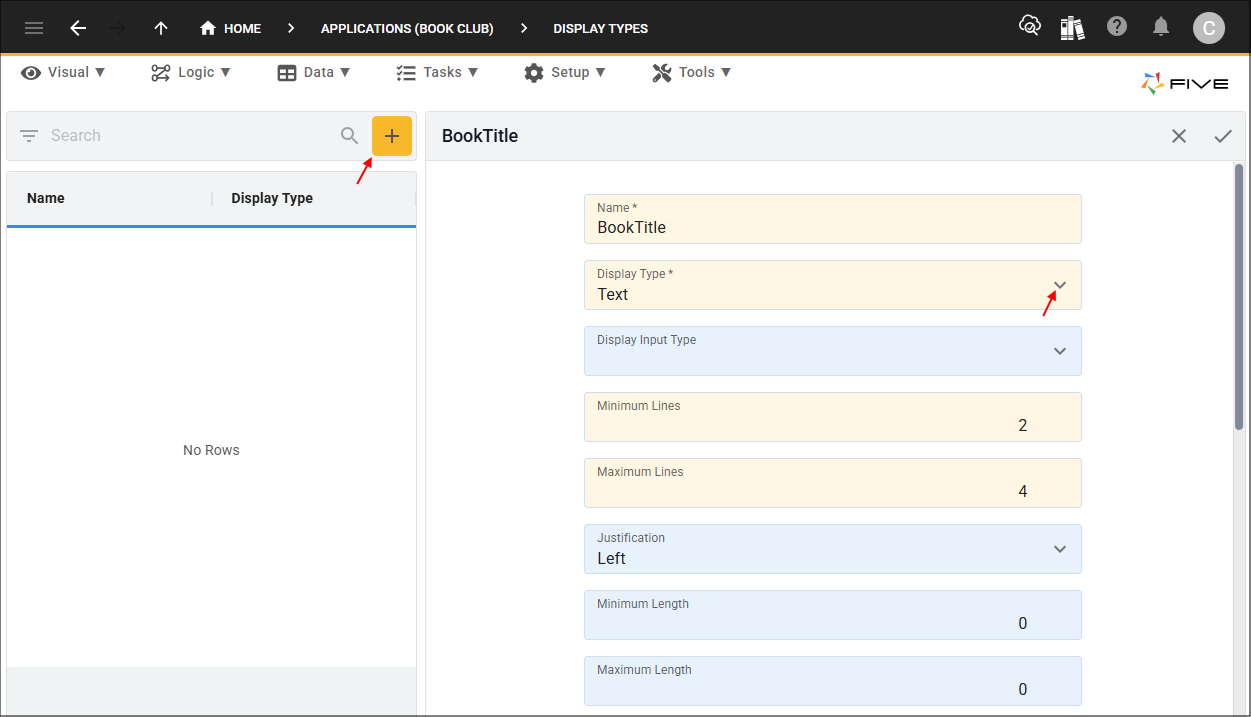 Add BookTitle display type