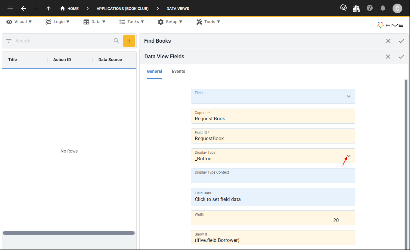 Add Request Book field