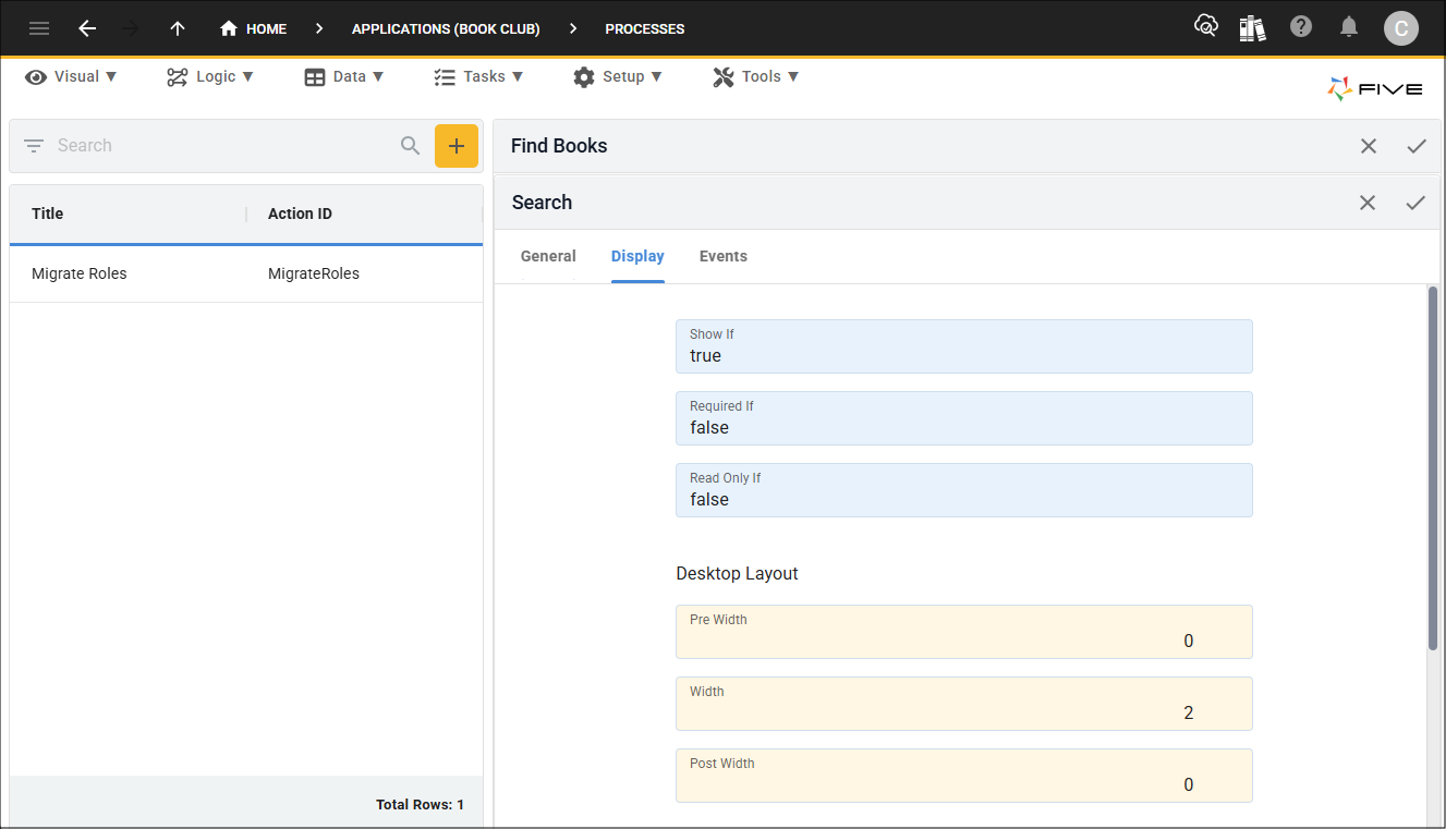 Add display widths