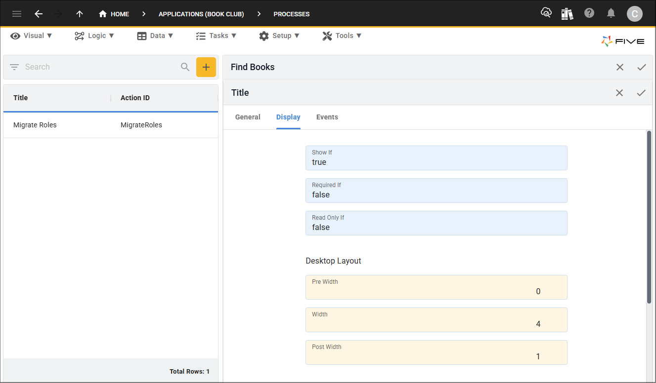 Add display widths