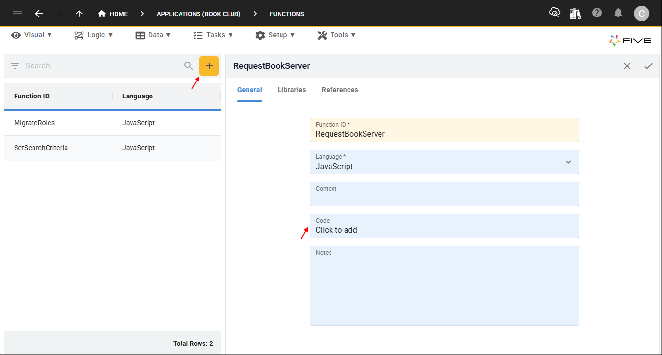 Add RequestBookServer function