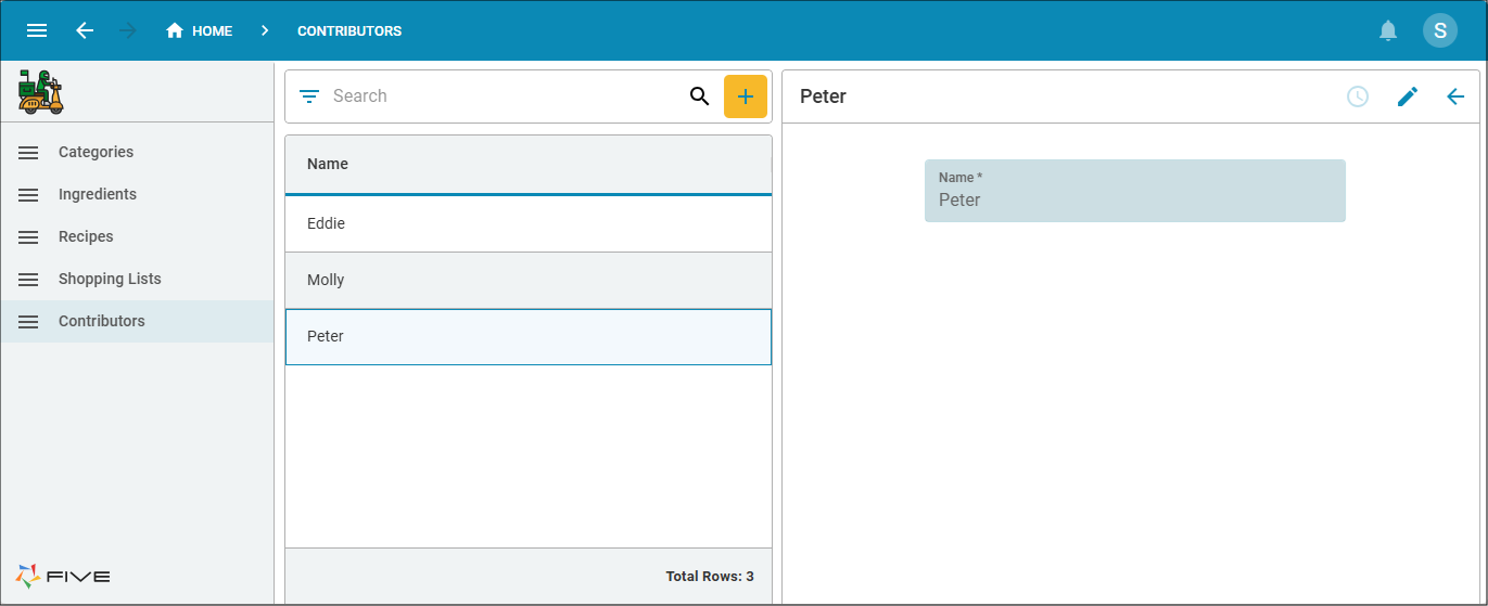 Contributors form