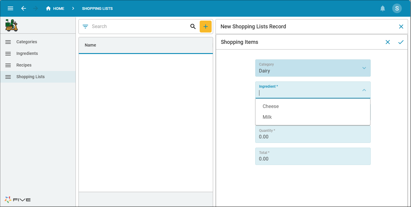 Filtered ingredient lookup