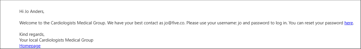 Email message