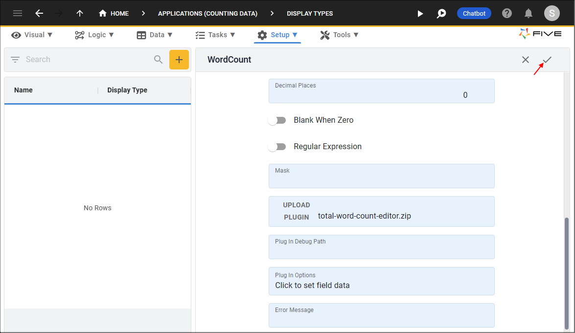 Save the Custom Editor Display Type