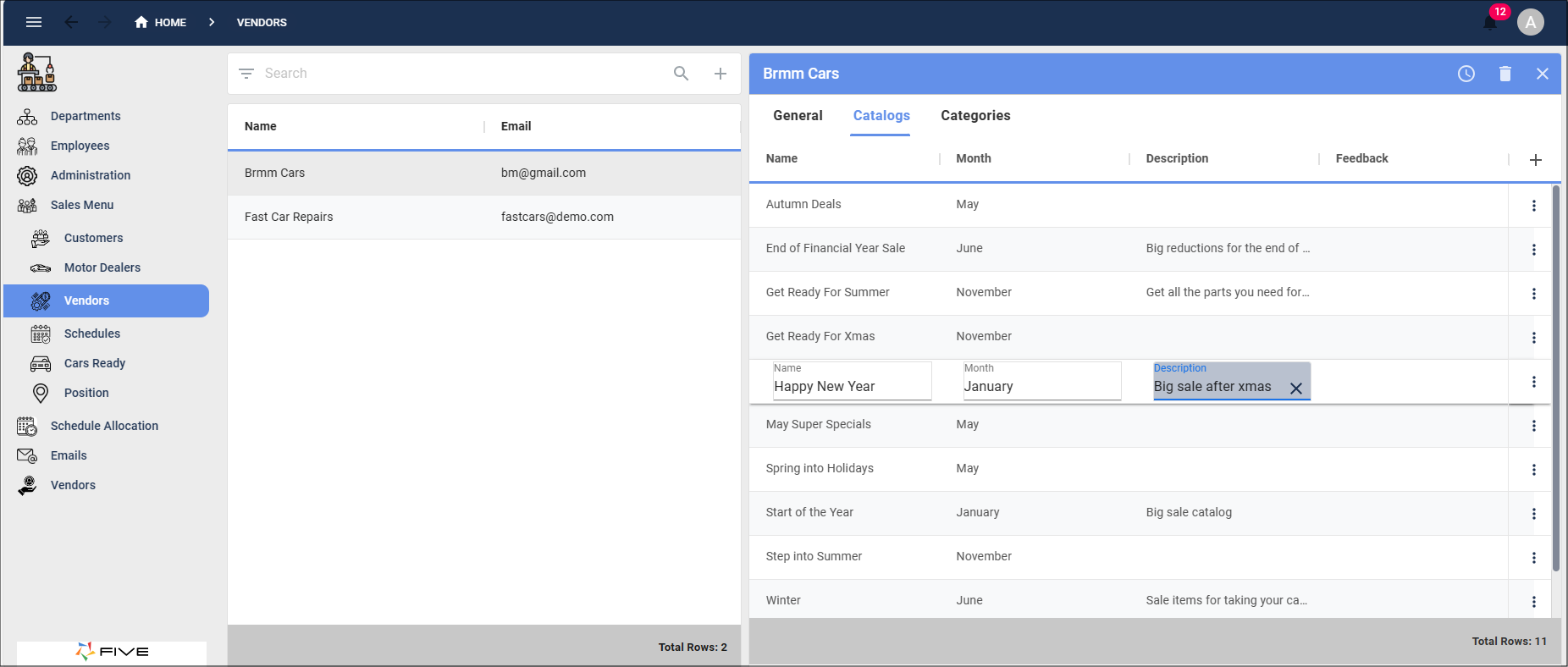 Grid page type