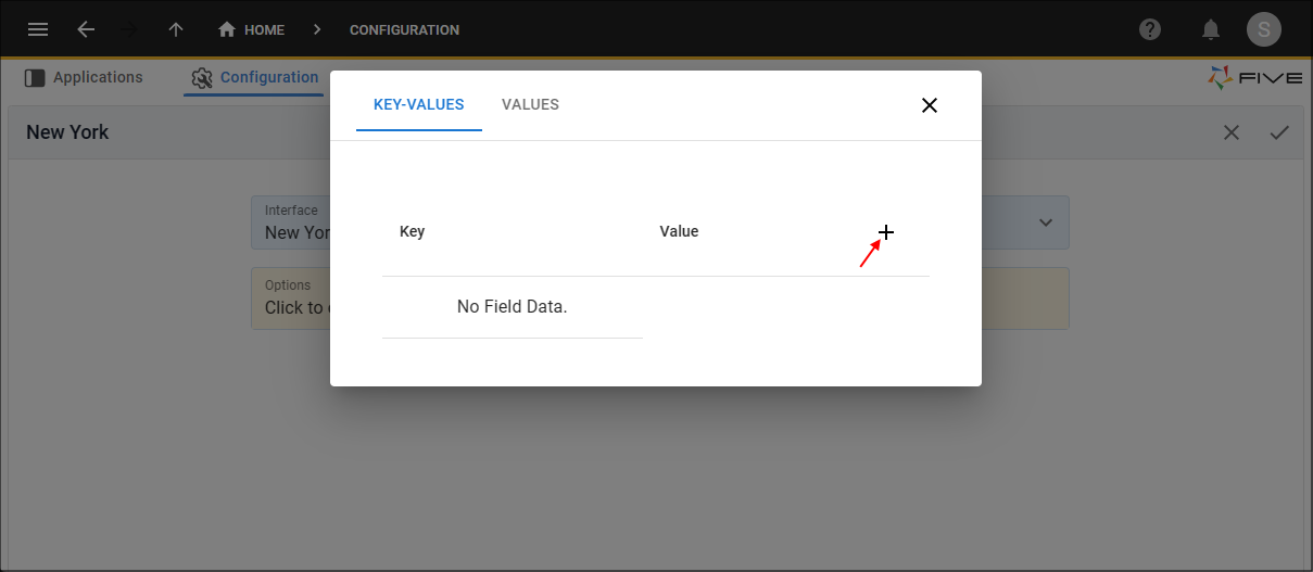 Add Field Data button